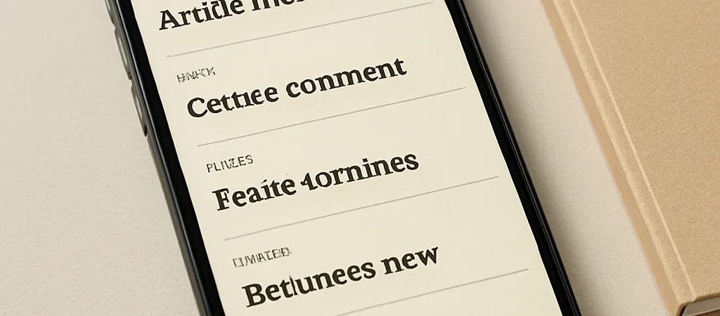 Readable Archives Begin on Small Screens